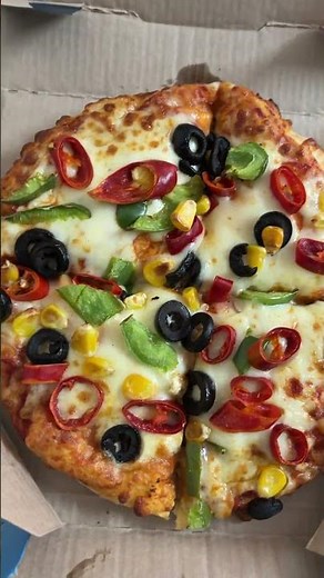 Dominoe’s Most Popular Pizza😍 Farmhouse Pizza 🍕 #shorts#dominos #pizza #food #pizzahut #foodvlog