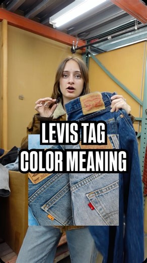 LA Vintage | Ever wonder what the color of your Levi’s tag means??👖 Comment below which levis tag is your favorite👇 #fashionhistory #levisjeans... | Instagram