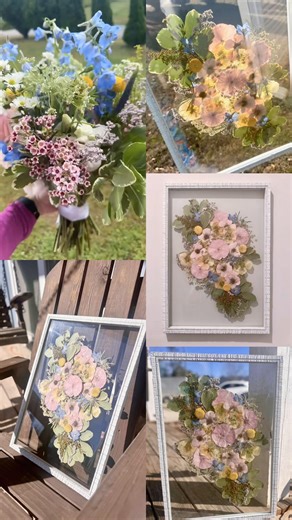 Your bouquet was too beautiful for just one day. This 16x20 pressed floral frame transforms wedding flowers into a timeless heirloom — delicately preserved, artfully arranged, and designed to be displayed for a lifetime. At A Resin To Remember, we don’t just preserve flowers… we preserve the emotion, the vows, the moment you became forever. 🤍 Each petal is professionally pressed and preserved with intention so your memories don’t fade with time. Now booking 2026–2027 brides We accept flowers sh