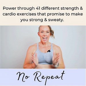 Power through this strong & sweaty full body workout that combines strength and cardio moves in a fun but challenging no repeat format👉Follow along with me over on my YouTube Channel 📺 Just search Penny Barnshaw - Garage Fitness Girl | Penny Barnshaw Garage Fitness Girl