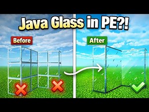 Minecraft PE Connected Glass Texture Pack (Java Style in Pocket Edition)