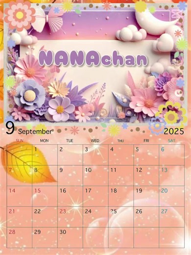 #9月 #カレンダー