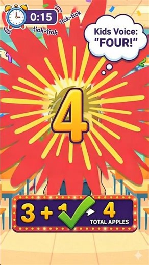 Kids Easy Math learning in 1 #shorts #cartoonforkids #learning