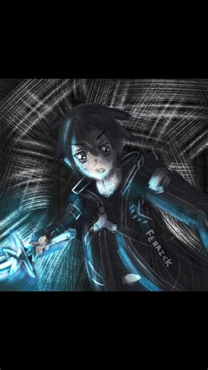 Kirito - Sword Art Online Speedpaint #swordartonline #kirito #fanart #speedpaint