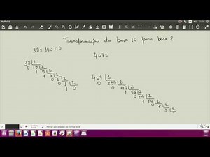 conversão da base 10 para base 2