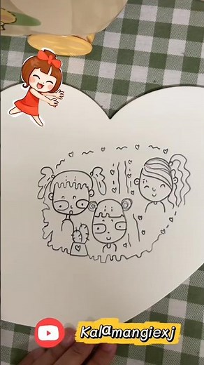 ไอเดียวาดรูปการ์ตูนลายเส้นน่ารัก #drawing #วาดรูปการ์ตูนแบบง่ายๆ #วาด #art #วาดรูป #draw #memes #มีม