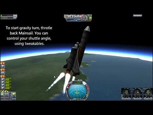 Kerbal Space Program - How to fly shuttle