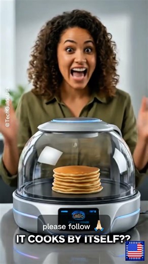 Mind-Blowing Pancake Machine Cooks Itself!