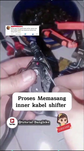 Cara Memasang Inner kabel shifter sepeda| Memperbaiki shifter mtb