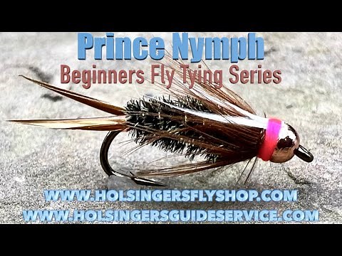 Beginners Fly Tying, The Prince Nymph, Holsinger's Fly Shop