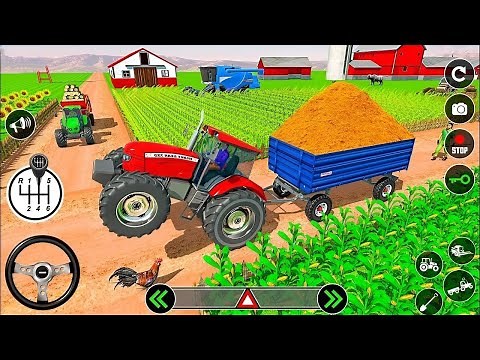 🔥 Crazy Tractor Farming Simulator 2025 – Realistic Harvester Drive - Android gameplay