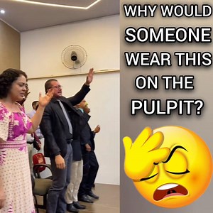 37K views · 320 reactions | 臘‍♂️Is this appropriate for the church ⛪️ pulpit? Outfit looks painted on! | Best Moments In Church | Facebook