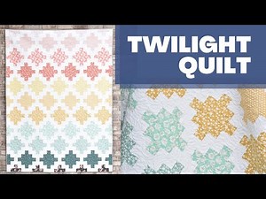 Twilight | Fat Quarter Quilt Pattern | Quick & Easy Quilt | Modern Quilt | Beginner Quilt