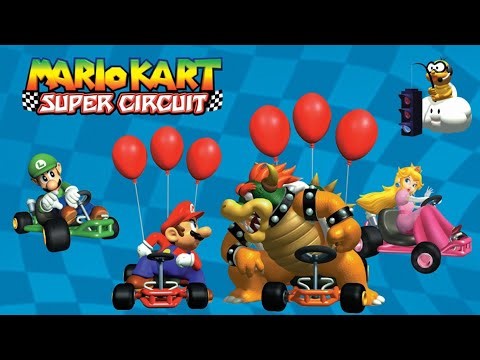 Mario Kart: Super Circuit GBA Classic Emulator - All Tracks + Extra Tracks