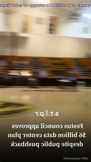 City council votes to approve a 6 billion data center despit #Shorts