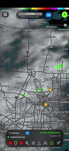 6:35am radar shows light rain is moving across Denton County. The rain will get heavier later today. | Denton Scanner