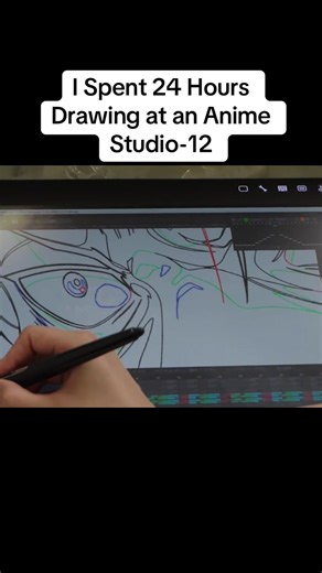 A Day in an Anime Studio: My 24-Hour Drawing Experience