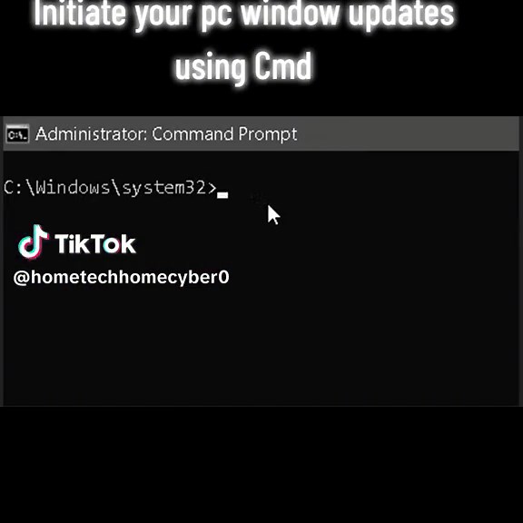 Initiate your pc window updates using Cmd #iphone #tech #android #techtok #technology #corporate #startup #softwareengineer #developer #software #hackers #cmd #pcz #studytok #skills #studyguru #knowledgesharing #computers #kenyantiktok🇰🇪