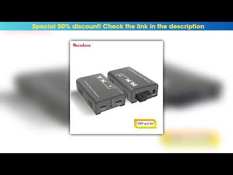 Discount 20KM HDMI-Compatible Fiber Extender HDMI-Compatible Over Fiber Optic SC HDMI-Compatible to