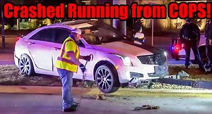 Police Raid Car Meet, Cadillac ATS Driver Crashes While Trying To Run Away | Carscoops