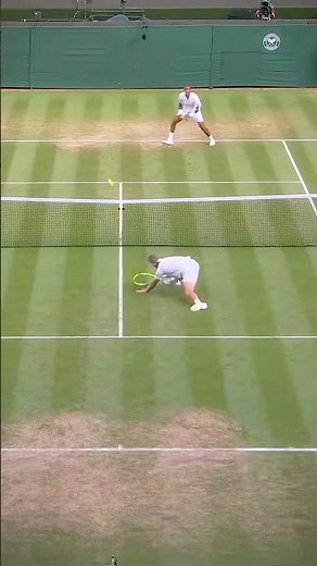 This tennis rally is insane #tennis #wimbledon #sports