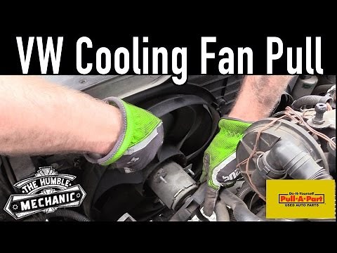 How To Remove A VW Cooling Fan ~ Salvage Yard Tips
