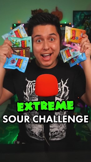 Final Boss Sour Challenge | ASMR Candy Mukbang Review