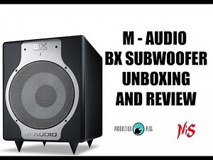 M-Audio BX Subwoofer Unboxing and Test