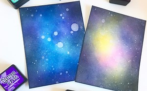 【卡片制作】Jun的星空染卡和distress ink介绍