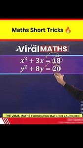 24K views · 129 reactions | Maths Short Tricks  . . Follow:- The Viral Maths Reels . . #reels #reelsfb #maths #viralmaths #mathsshorttricks | The Viral Maths Reels | Facebook