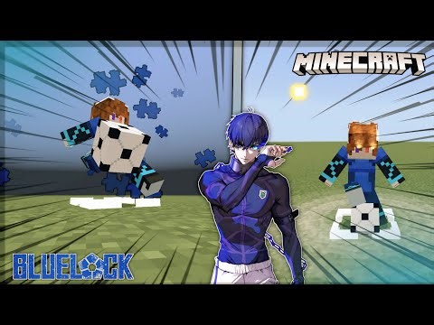 Addon Blue Lock!!!! || Efek Skill nya Keren.! || Minecraft 1.21+!!!