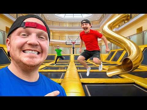 $1 vs $100,000 Trampoline Parks!