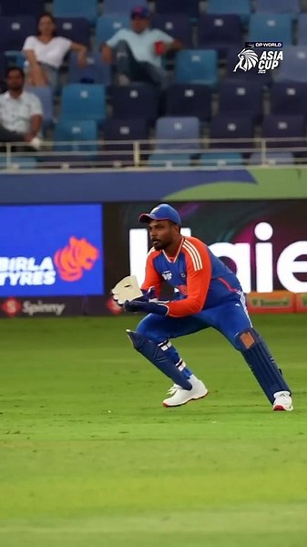 Sanju Samson takes a blinder _ India vs UAE _ DP World Asia Cup 2025