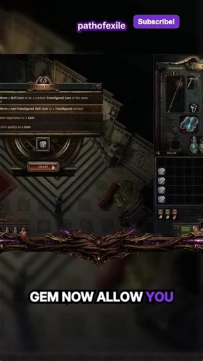 Choose your transfigured gem in the Labyrinth | #pathofexile #PathOfExile #poe