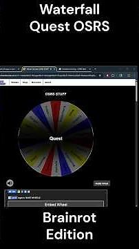 Waterfall Quest - OSRS EP17 #oldschoolrunescape #OSRS #RUNESCAPE #fyp #oldschoolrunescape #gaming