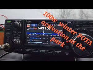 100w POTA activation with the IC-7300