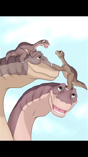 Littlefoot y Ali: Creciendo Juntos en La Tierra Antes del Tiempo