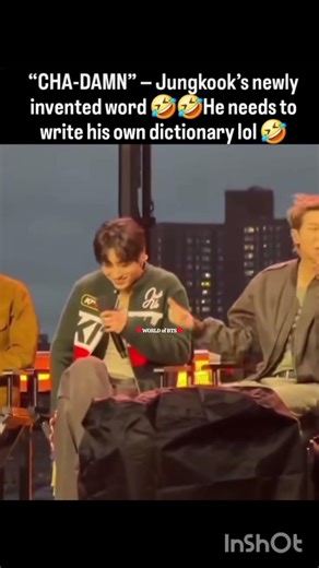 soon he will invent his dictionary🤣 #bts#youtubeshorts#v#jungkook#jin#rm#jimin#jhope#suga#trending