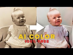 Colorize Black and White Photos with AI - SUPER EASY AND FREE