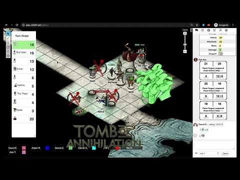 Tomb of Annihilation: Ras Nsi throne room in fast forward