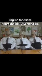 English for Aliens Harry Enfield 1992 nostalgia #nostalgia #1992 #90snostalgia #aliens #english #school #harryenfield #ufo #alienskin #englishforkids #englishforaliens #3rdkind #harryenfieldandchums #funnytiktok #funnytiktokvideos #funnyvideos😂 #funnyvids #talktotheanimals #retro #vintage #childhood #childhoodmemories #90sthrowback #saterday #now #schooltime #schoollife | Nostalgia Wizard