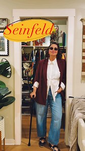 First up ☝️ In my “I’m feeling uninspired” series: Elaine Benes from Seinfeld. She’s effortlessly cool and, if you remember, she loves: ✔️ a blazer ✔️ a button-up collared shirt ✔️ a dangly earring ✔️ a statement shoe (shoutout to those Bonacellis) And I swear, Elaine’s outfits were always giving sarcastic, smart, not here for your BS ❤️ I’ll link whatever I can from my closet or a close match. Comment “link” and I’ll DM it to you. Now the real question is… Which Seinfeld character should I do n