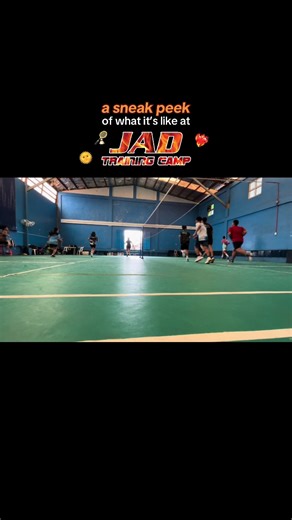 Experience the Excitement at JAD Training Camp! 💪 #Badminton #FYP