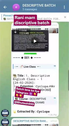 Rani mam discriptive batch #ssc #sscgd #sscgd #cgl #englishgrammar #english #ranimam #ranimamenglish