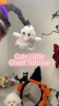 Pipe cleaner ghost tutorial 👻