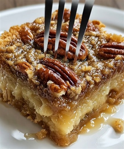 🥧 Pecan Pie Dump Cake 🧁 Ingredients 1 can (15 oz) pecan pie filling (or substitute with 1½ cups chopped pecans 1 cup corn syrup ½ cup brown sugar) 1 box yellow cake mix 1 stick (½ cup) unsalted butter, melted 3 eggs 1 tsp vanilla extract ½ cup chopped pecans (for topping) Recipe in First Coʍmеոτ 💬👇 | My Heavenly Recipes