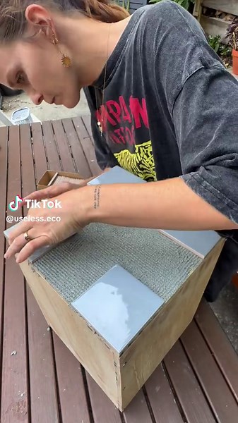 Stylish DIY Coffee Table Made with Tiles