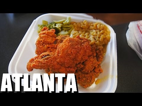 SOUL FOOD in Atlanta, Georgia. Southern Cooking! Travel Vlog