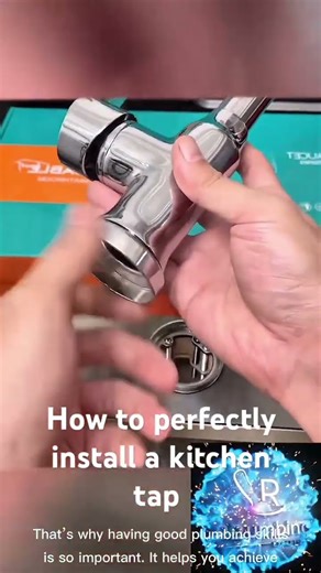 how to perfectly install a kitchen tap