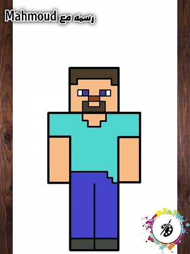 How to DRAW STEVE from MINECRAFT step by step | Easy Minecraft Drawing Tutorial #art #drawing